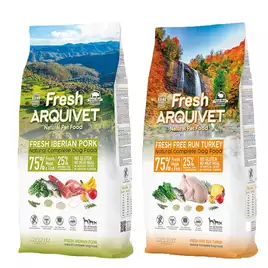 ARQUIVET FRESH Półwilgotna karma dla psa indyk, ryba, wieprzowina iberyjska MIX 20 kg 