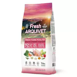 [Zestaw] ARQUIVET FRESH Półwilgotna karma dla psa kurczak i ryba oceaniczna 10 kg