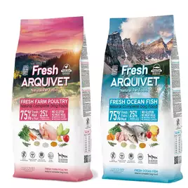 ARQUIVET FRESH Półwilgotna karma dla psa ryba oceaniczna MIX SMAKÓW 20 kg