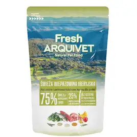 PRÓBKA ARQUIVET FRESH Półwilgotna karma dla psa wieprzowina iberyjska i ryba oceaniczna 100g