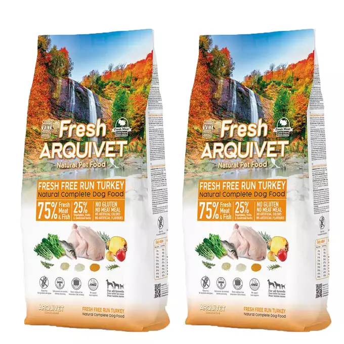 ARQUIVET FRESH Półwilgotna karma dla psa indyk i ryba oceaniczna 20 kg