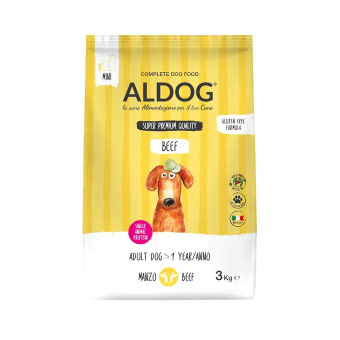 ALDOG Beef MINI karma monobiałkowa wołowina 3 kg